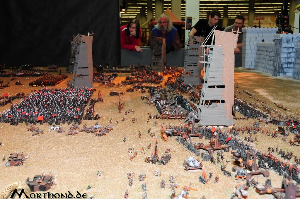 Belagerungst�rme vor den  Mauern